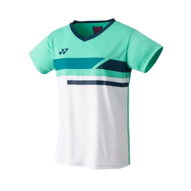 Yonex Sport T-shirt Crew Neck Club Team 2023 white/mint green Women